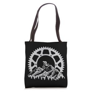 Mountain Biking Gear Retro Vintage Mtb Bicycle Bike Rider Tote Bag :'D